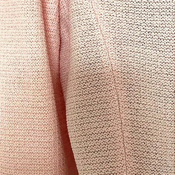 Two-Piece St. John Suit - Pale Pink and Black Jacket PLUS Black Skirt - Size 4 - Picture 15 of 16